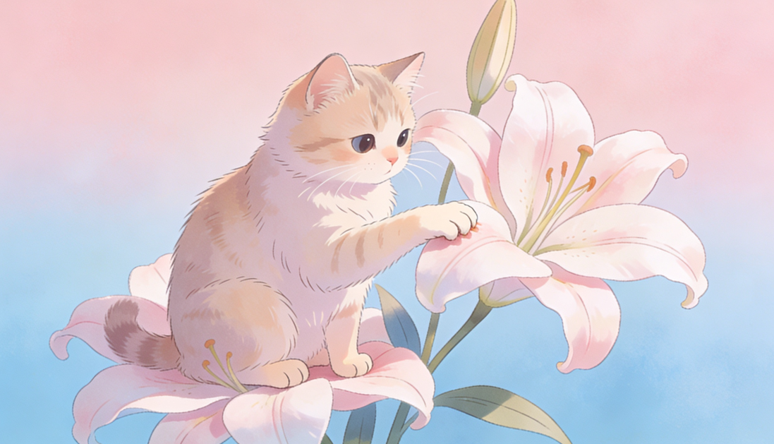 고양이 금지 식물 백합 튤립 아이비 디펜바키아 위험도
